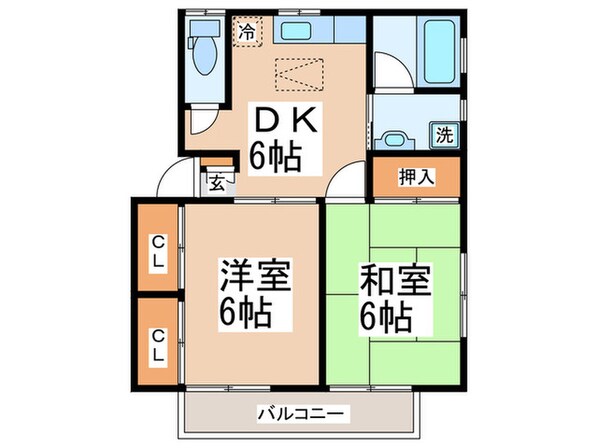 サニ－ハイツの物件間取画像